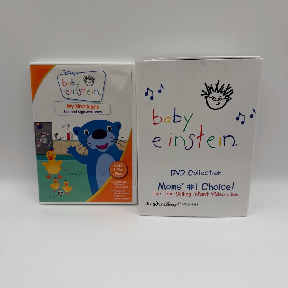 Disney’s Baby Einstein Lot of 25 DVDs + My First Signs Learning Educational READ